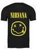 Заказать мужскую футболку в Москве. Футболка классическая Nirvana  от rancid - готовые дизайны и нанесение принтов.