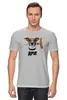 Заказать мужскую футболку в Москве. Футболка классическая Собака - ДРУГ от Виктор Гришин - готовые дизайны и нанесение принтов.