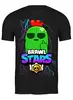 Заказать мужскую футболку в Москве. Футболка классическая Brawl Stars  от weeert - готовые дизайны и нанесение принтов.