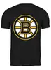 Заказать мужскую футболку в Москве. Футболка классическая Boston Bruins от dobryidesign - готовые дизайны и нанесение принтов.