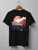 Заказать мужскую футболку в Москве. Футболка классическая Mountains Van Camp от oneredfoxstore@gmail.com - готовые дизайны и нанесение принтов.