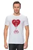 Заказать мужскую футболку в Москве. Футболка классическая Pulp Fiction - heart от KinoArt - готовые дизайны и нанесение принтов.