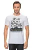 Заказать мужскую футболку в Москве. Футболка классическая Mountains от oneredfoxstore@gmail.com - готовые дизайны и нанесение принтов.