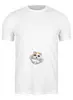 Заказать мужскую футболку в Москве. Футболка классическая Котик от Hop Shop - готовые дизайны и нанесение принтов.