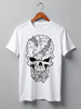 Заказать мужскую футболку в Москве. Футболка классическая Skulls от oneredfoxstore@gmail.com - готовые дизайны и нанесение принтов.