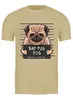 Заказать мужскую футболку в Москве. Футболка классическая Собака  от Print design  - готовые дизайны и нанесение принтов.