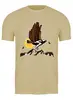 Заказать мужскую футболку в Москве. Футболка классическая Орел  от T-shirt print  - готовые дизайны и нанесение принтов.