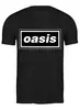 Заказать мужскую футболку в Москве. Футболка классическая Рок-группа "Oasis" от Fedor - готовые дизайны и нанесение принтов.
