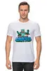 Заказать мужскую футболку в Москве. Футболка классическая Minecraft от THE_NISE  - готовые дизайны и нанесение принтов.