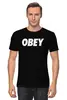Заказать мужскую футболку в Москве. Футболка классическая OBEY  от DESIGNER   - готовые дизайны и нанесение принтов.