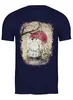 Заказать мужскую футболку в Москве. Футболка классическая Japan Sumo от oneredfoxstore@gmail.com - готовые дизайны и нанесение принтов.
