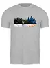 Заказать мужскую футболку в Москве. Футболка классическая Mountain Bike от oneredfoxstore@gmail.com - готовые дизайны и нанесение принтов.