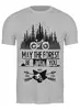 Заказать мужскую футболку в Москве. Футболка классическая Mountain Bike от oneredfoxstore@gmail.com - готовые дизайны и нанесение принтов.