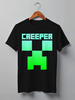 Заказать мужскую футболку в Москве. Футболка классическая MINECRAFT CREEPER от vista12761@rambler.ru - готовые дизайны и нанесение принтов.