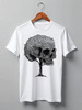 Заказать мужскую футболку в Москве. Футболка классическая Skull Art от Leichenwagen - готовые дизайны и нанесение принтов.