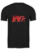 Заказать мужскую футболку в Москве. Футболка классическая "Slayer" от Fedor - готовые дизайны и нанесение принтов.