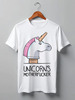 Заказать мужскую футболку в Москве. Футболка классическая Единорог (Unicorn) от nadegda - готовые дизайны и нанесение принтов.