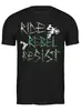 Заказать мужскую футболку в Москве. Футболка классическая Rebel от oneredfoxstore@gmail.com - готовые дизайны и нанесение принтов.