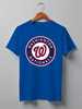 Заказать мужскую футболку в Москве. Футболка классическая Washington Nationals от dobryidesign - готовые дизайны и нанесение принтов.