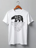 Заказать мужскую футболку в Москве. Футболка классическая Bear Here от oneredfoxstore@gmail.com - готовые дизайны и нанесение принтов.