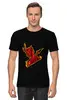 Заказать мужскую футболку в Москве. Футболка классическая Дьявол от acidhouses - готовые дизайны и нанесение принтов.