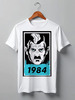 Заказать мужскую футболку в Москве. Футболка классическая "1984" Big Brother от Ваня Клименко - готовые дизайны и нанесение принтов.