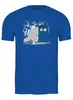 Заказать мужскую футболку в Москве. Футболка классическая Любопытный Тоторо от totorian - готовые дизайны и нанесение принтов.