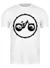 Заказать мужскую футболку в Москве. Футболка классическая Mountain Bike от oneredfoxstore@gmail.com - готовые дизайны и нанесение принтов.