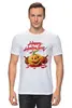 Заказать мужскую футболку в Москве. Футболка классическая Ночь хеллоуина от prodesign - готовые дизайны и нанесение принтов.