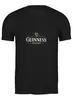 Заказать мужскую футболку в Москве. Футболка классическая GUINNESS от Виктор Гришин - готовые дизайны и нанесение принтов.