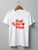 Заказать мужскую футболку в Москве. Футболка классическая Self Love Club от Александр Серебренников - готовые дизайны и нанесение принтов.
