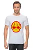 Заказать мужскую футболку в Москве. Футболка классическая Shell Skull от Leichenwagen - готовые дизайны и нанесение принтов.