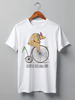 Заказать мужскую футболку в Москве. Футболка классическая Bear Here от oneredfoxstore@gmail.com - готовые дизайны и нанесение принтов.