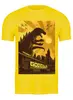 Заказать мужскую футболку в Москве. Футболка классическая Godzilla yellow от KinoArt - готовые дизайны и нанесение принтов.