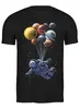 Заказать мужскую футболку в Москве. Футболка классическая Космический полёт от printik - готовые дизайны и нанесение принтов.