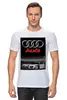 Заказать мужскую футболку в Москве. Футболка классическая Audi Sport от autostal@mail.ru - готовые дизайны и нанесение принтов.