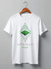 Заказать мужскую футболку в Москве. Футболка классическая ethereum classic от Константин Тотьмянин - готовые дизайны и нанесение принтов.