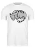 Заказать мужскую футболку в Москве. Футболка классическая Cats Here от oneredfoxstore@gmail.com - готовые дизайны и нанесение принтов.