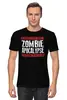 Заказать мужскую футболку в Москве. Футболка классическая Zombie Apocalypse от bobik.sdox - готовые дизайны и нанесение принтов.