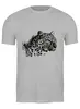 Заказать мужскую футболку в Москве. Футболка классическая гепард от matveev - готовые дизайны и нанесение принтов.