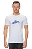 Заказать мужскую футболку в Москве. Футболка классическая акула от Karina Radomskaya - готовые дизайны и нанесение принтов.