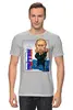 Заказать мужскую футболку в Москве. Футболка классическая Евросоюз под Путиным от Leichenwagen - готовые дизайны и нанесение принтов.