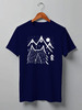 Заказать мужскую футболку в Москве. Футболка классическая Cat and Mountains от oneredfoxstore@gmail.com - готовые дизайны и нанесение принтов.