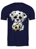 Заказать мужскую футболку в Москве. Футболка классическая Футбол - Далматин от skynatural - готовые дизайны и нанесение принтов.
