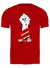 Заказать мужскую футболку в Москве. Футболка классическая СИЛА В ПРАВДЕ! от Алексс Неро - готовые дизайны и нанесение принтов.