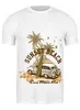 Заказать мужскую футболку в Москве. Футболка классическая ....Sunset Beach....Пляж от svetlanakan - готовые дизайны и нанесение принтов.