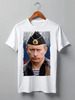 Заказать мужскую футболку в Москве. Футболка классическая Putin от Leichenwagen - готовые дизайны и нанесение принтов.