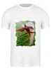 Заказать мужскую футболку в Москве. Футболка классическая Райская птица от veatim@yandex.ru - готовые дизайны и нанесение принтов.