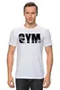 Заказать мужскую футболку в Москве. Футболка классическая The gym от Kostya  - готовые дизайны и нанесение принтов.