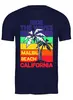 Заказать мужскую футболку в Москве. Футболка классическая CALIFORNIA от balden - готовые дизайны и нанесение принтов.
